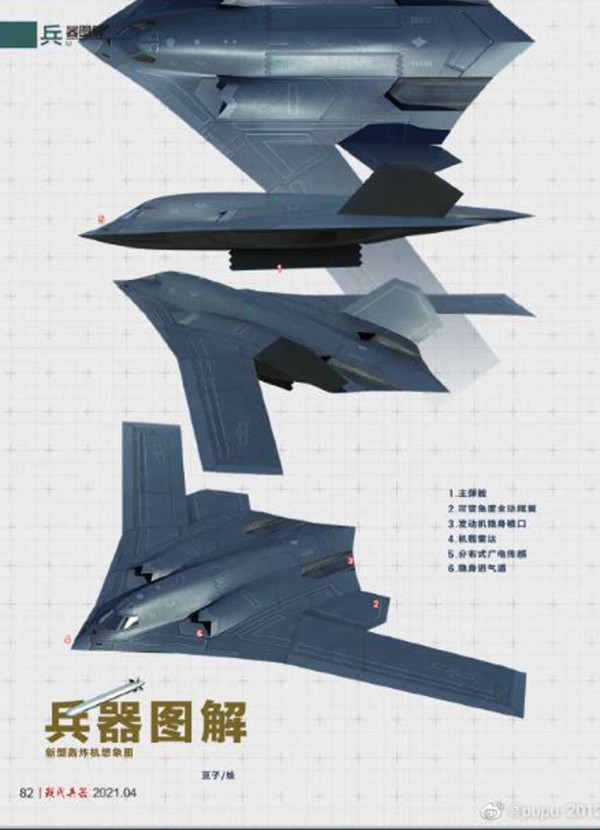 China Siap Luncurkan Pengebom Siluman Xian H-20, Mirip B-2 Spirit AS
