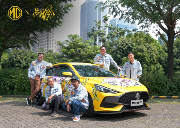 Dekati Millenials, MG Bikin Mobil Seni Bareng Seniman Muklay