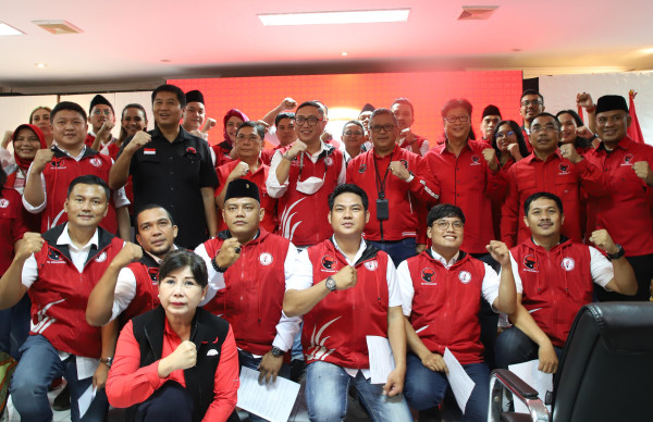 Pengurus Baru Taruna Merah Putih DKI Dilantik, Siap Menangkan PDIP di Pemilu 2024
