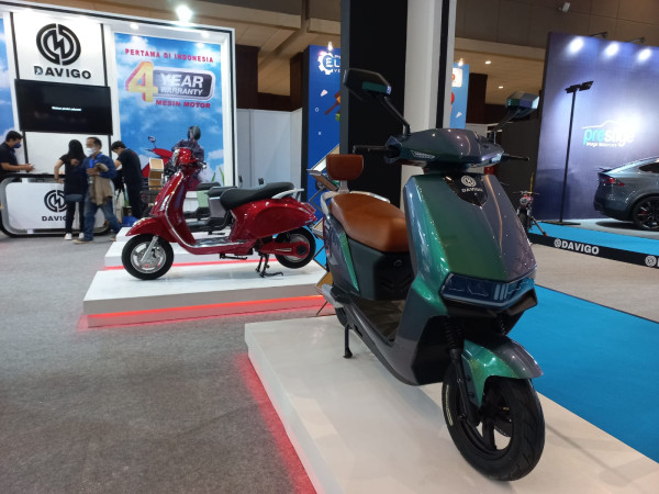 Menggoda, Motor Listrik Davigo Dijual di Bawah Rp20 Juta