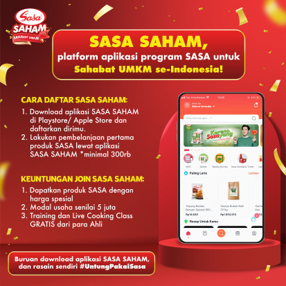 Sahabat UMKM, Program Baru SASA untuk Pebisnis Kuliner di Indonesia