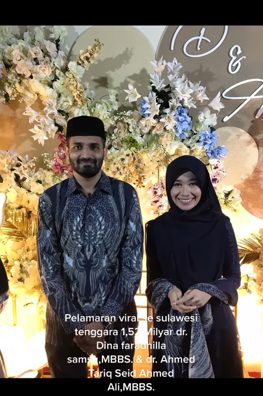 Viral! Wanita Sulawesi Dilamar Pria Arab dengan Mahar Rp1,5 Miliar, Begini Awal Kenalnya