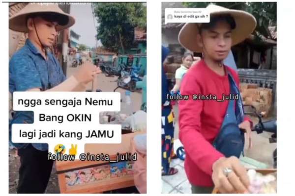 Mirip Mantan Suami Rachel Vennya, Tukang Jamu Ini Viral di Dunia Maya