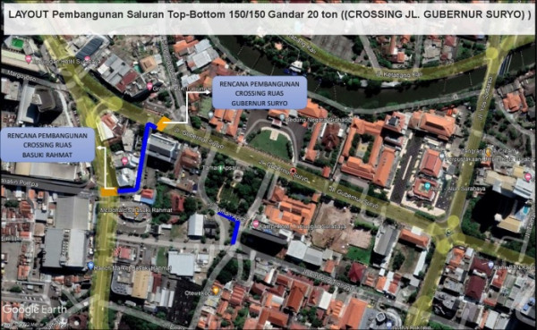 Koneksikan Saluran dengan Riol Belanda, Cara Pemkot Surabaya Atasi Genangan Pusat Kota