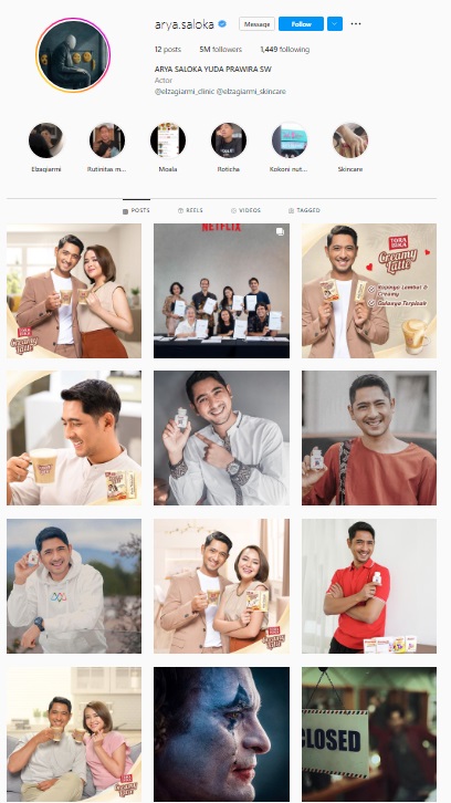 Arya Saloka Hapus Semua Foto dengan Putri Anne di Instagram, hanya Tersisa Bareng Amanda Manopo