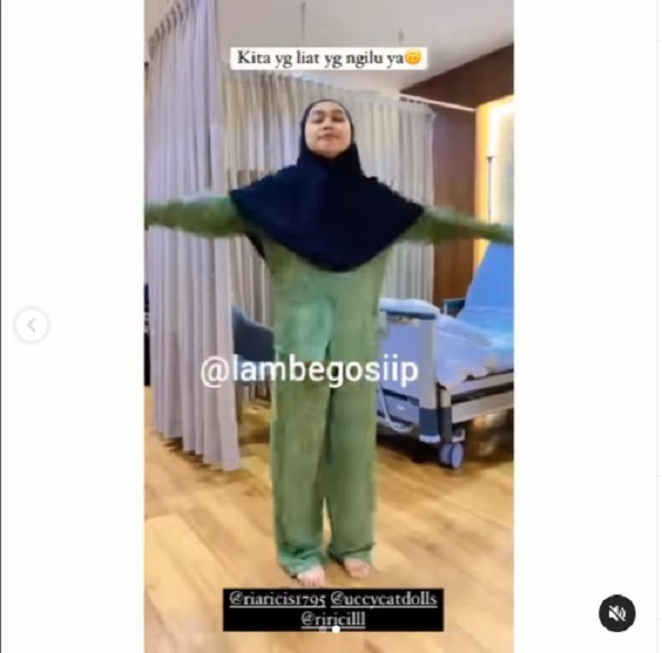 Warganet Takjub Lihat Ria Ricis Langsung Bergerak Lincah usai Melahirkan
