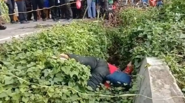 Madina Geger! Wanita Ditemukan Tewas di Dalam Parit