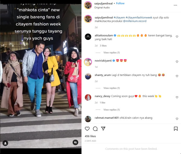 Saipul Jamil Syuting Video Klip Lagu Baru di Citayam Fashion Week, Netizen: Awas Satpol PP