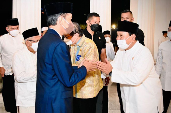 Ini Momen Prabowo Hadiri Zikir dan Doa Kebangsaan 77 Tahun Indonesia Merdeka yang Dipimpin Jokowi