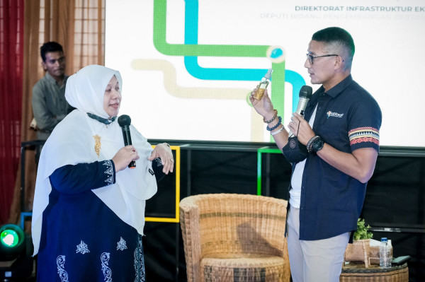 Begini Detik-Detik Sandiaga Uno Disemprot Emak-Emak di Aceh!