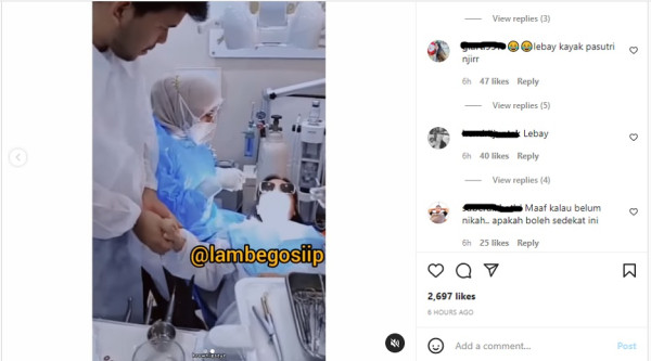 Pamer Keromantisan saat Operasi Gigi, Thariq Halilintar dan Fuji Dinilai Lebay