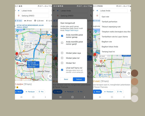 Larangan Ganjil Genap Makin Meluas, Ini Cara Menghindari Tilang Berbekal Google Maps
