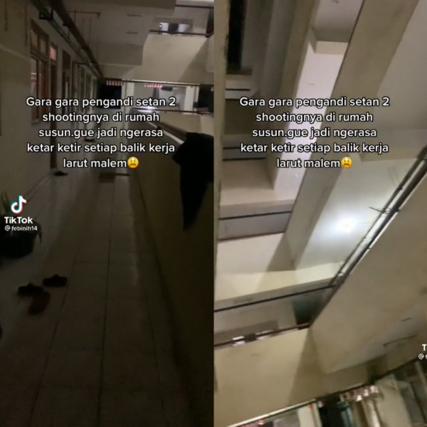 Viral, Pria Ini Huni Rumah Susun Mirip di Pengabdi Setan 2