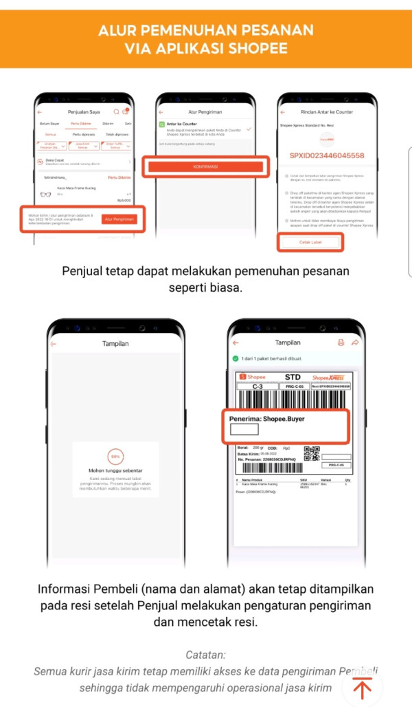 Diprotes Penjual Karena Tutupi Nama dan Alamat Pembeli, Ini Jawaban Shopee!