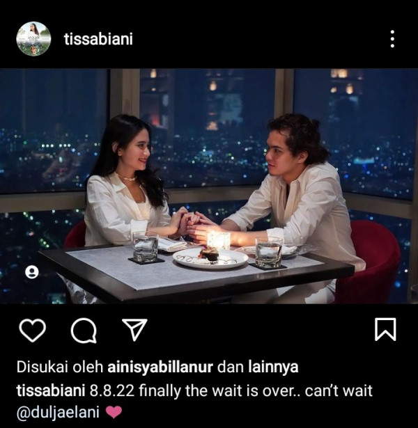 Diduga akan Menikah 8 Agustus 2022, Tissa Biani dan Dul Jaelani Beri Penjelasan