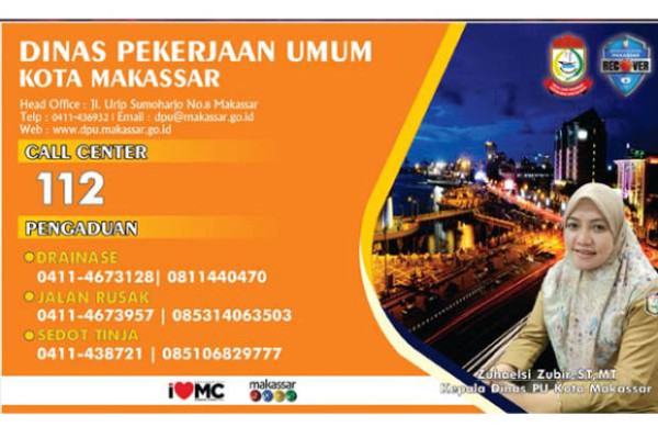 Ratusan Laskar Pelangi DPU Makassar Dikerahkan Dukung Lorong Wisata