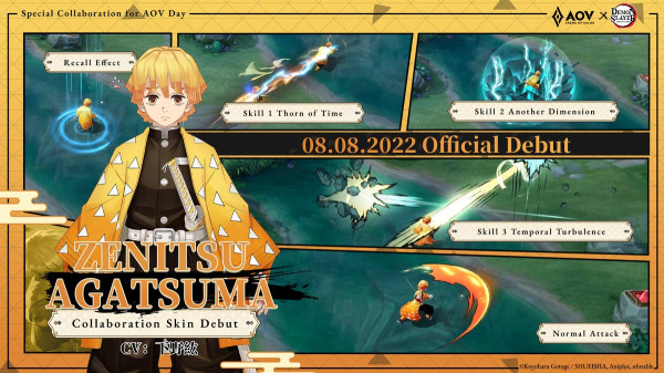 Cara Mendapatkan Skin Eksklusif Demon Slayer: Kimetsu no Yaiba di Game AOV