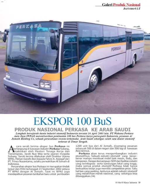 Ini Dia 3 Bus Buatan dalam Negeri yang Kini Tinggal Kenangan