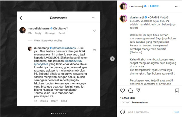 Heboh Anji dan Marcell Siahaan Debat Bahas Royalti Musik di Medsos