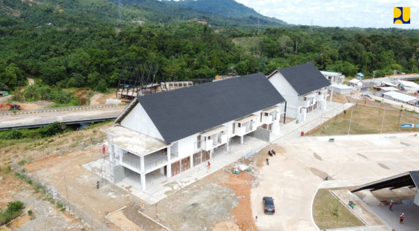 Nyaris Rampung, Begini Penampakan Pembangunan Gerbang Masuk RI-Malaysia