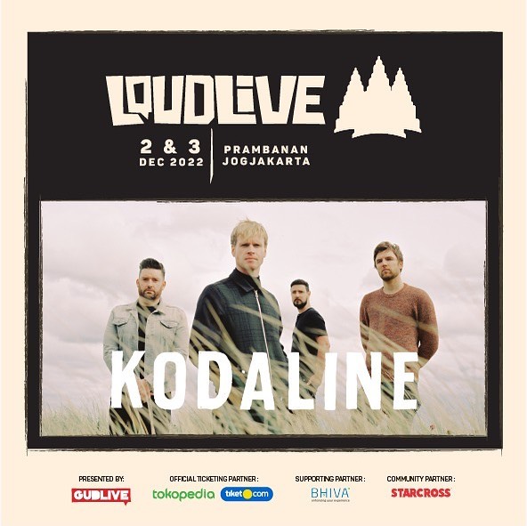 Kodaline Gelar Konser di Prambanan, Catat Tanggalnya