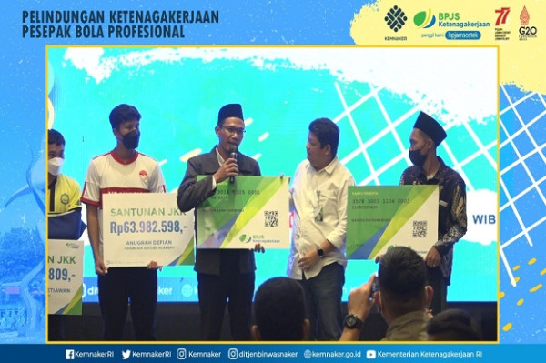 BPJS Ketenagakerjaan Sosialisasikan Pentingnya Jaminan Sosial Bagi Pesepakbola dan Atlet Profesional