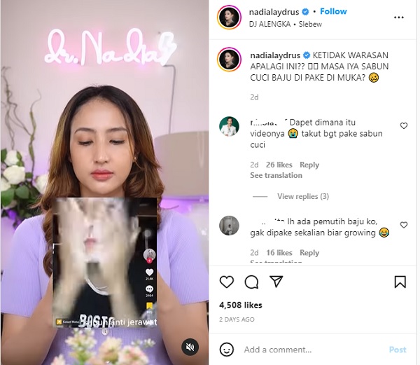 Viral Tips Cuci Muka dengan Deterjen, Begini Tanggapan Dokter