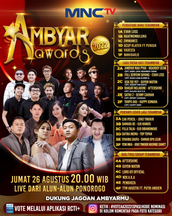 Ambyar Awards 2022! Tampil Beda di Tahun Ketiga & Lebih Dekat dengan Generasi Ambyar