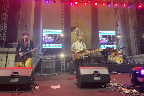 d'Masiv Sebarkan Pesan Damai saat Tampil di Jazz Goes to Immanuel