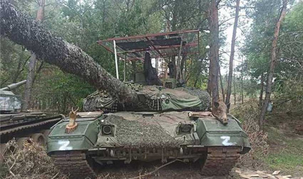 Ini Penampilan Tank Terbaru Rusia T-90M di Medan Perang, Bagian Atas Ditambah Pelindung Unik