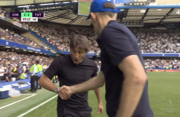 Drama Jabat Tangan Conte-Tuchel yang Berakhir Dorong-dorongan