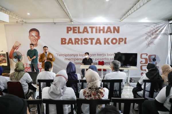Gelar Pelatihan Barista, Sahabat Sandiaga Uno Bantu Milenial Ciptakan Lapangan Kerja