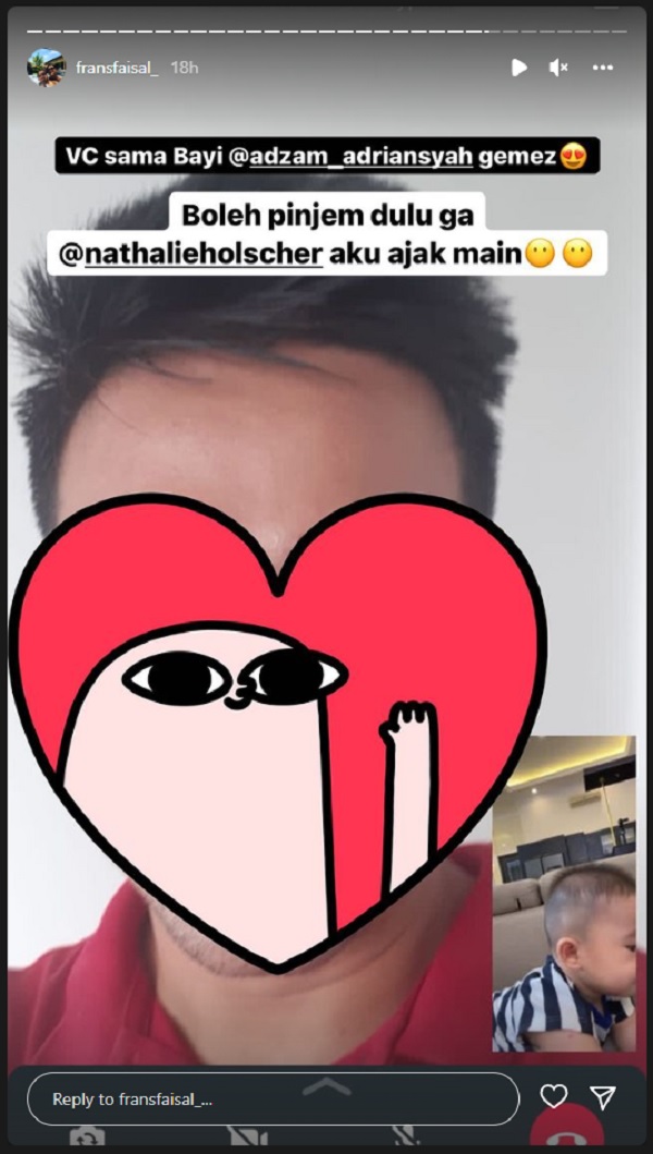 Tidak Hanya Frans Faisal, Nathalie Holscher Juga Makin Akrab dengan Fuji