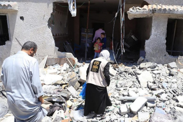 INH Salurkan Ratusan Paket Logistik Darurat untuk Korban Agresi Israel di Gaza