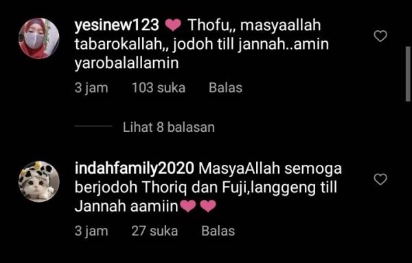 Netizen Geger, Thariq Kasih Cincin ke Fuji
