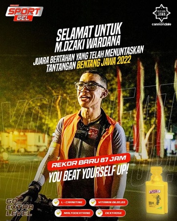 Pecahkan Rekor Bentang Jawa 87 Jam, Ini Rahasia Dzaki