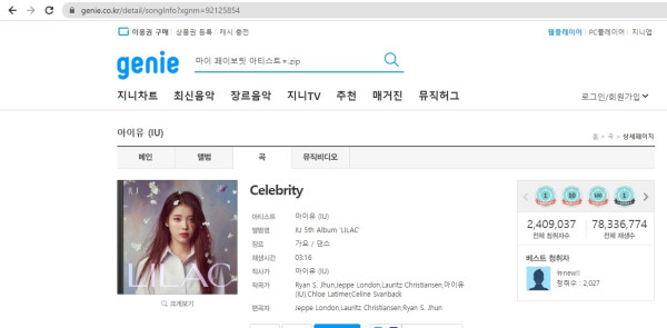 Cara Mengecek Unique Listener dan Total Streaming di Melon/Circle Chart dan Genie
