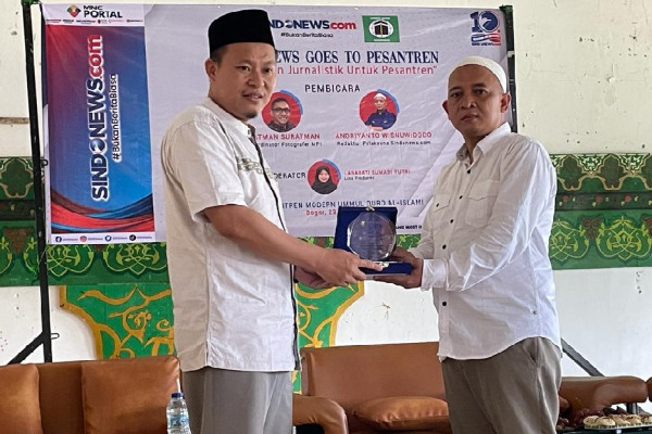 Keseruan Ratusan Santri Ummul Quro Al-Islami Belajar Jurnalistik saat SINDOnews Goes To Pesantren