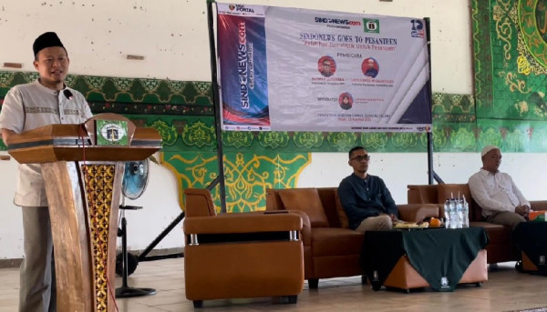 Keseruan Ratusan Santri Ummul Quro Al-Islami Belajar Jurnalistik saat SINDOnews Goes To Pesantren