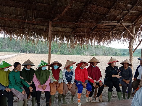 Ketua DPR RI Puan Maharani Sambangi Petani di Menggala, Kabupaten Tulang Bawang