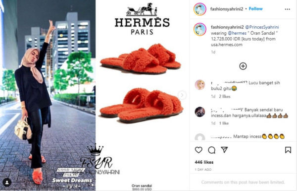 Syahrini Pakai Sandal Mirip Punya Kylie Jenner, Harganya Bikin Heboh Warganet