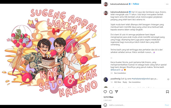 Bela Anak Ferdy Sambo, Kak Seto Banjir Ucapan Kecewa di Hari Ultah ke-71
