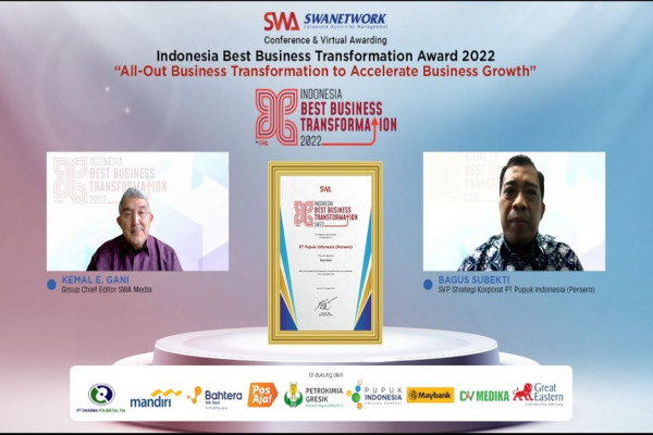 Dengan Transformasi Bisnis, Pupuk Indonesia Targetkan Jadi 5 Pemain Top Global
