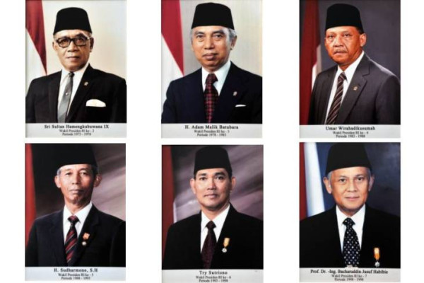 Daftar Wakil Presiden Indonesia, Bung Hatta hingga Ma'ruf Amin