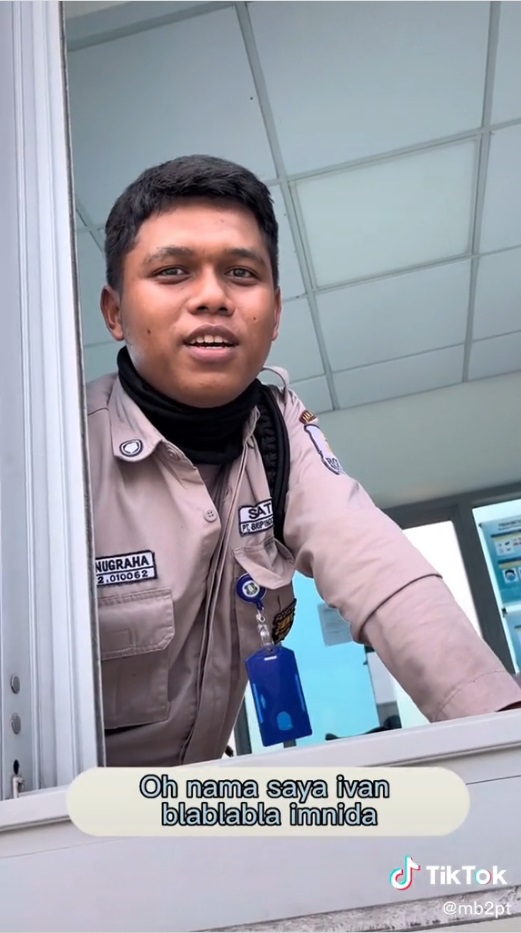 Viral! Satpam di Cikarang Fasih Bahasa Korea, Netizen: Seketika Jadi Ganteng