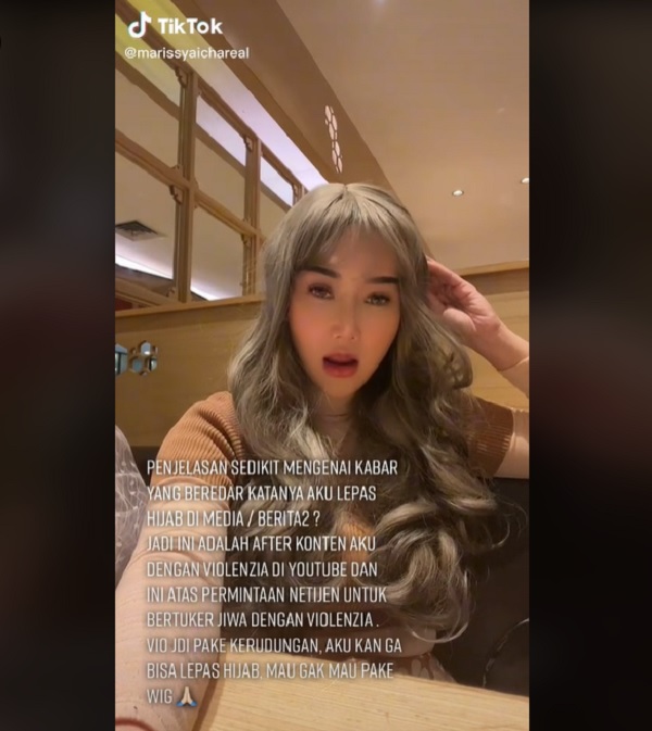 Video Tampil Tanpa Hijab Viral, Begini Penjelasan Marissya Icha