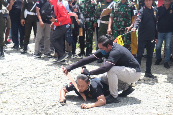 Rekonstruksi Pembunuhan Mutilasi 4 Warga Papua di Mimika Disaksikan Kompolnas dan Komnas HAM