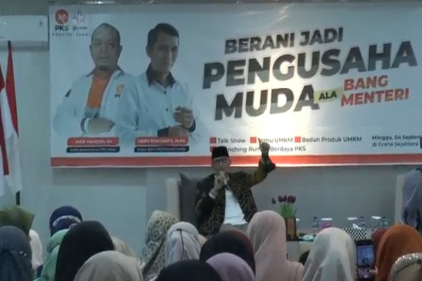Sandiaga Uno Dorong UMKM Jambi Menjadi Tuan Rumah di Negeri Sendiri