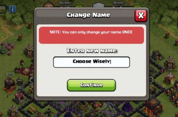 Begini Cara Mengubah Nickname Game COC