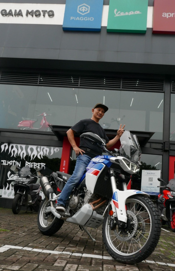 Baru Beli, Aprilia Tuareg 660 Harga Rp656 Juta Langsung Dibawa Blusukan ke Dieng